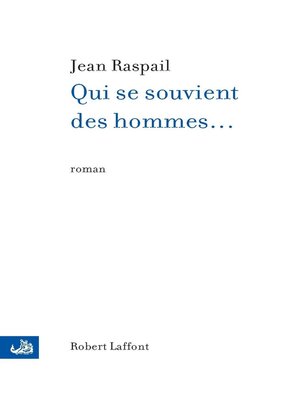 cover image of Qui se souvient des hommes...--NE